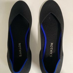 Rothys The Flat Size 9.5 Black